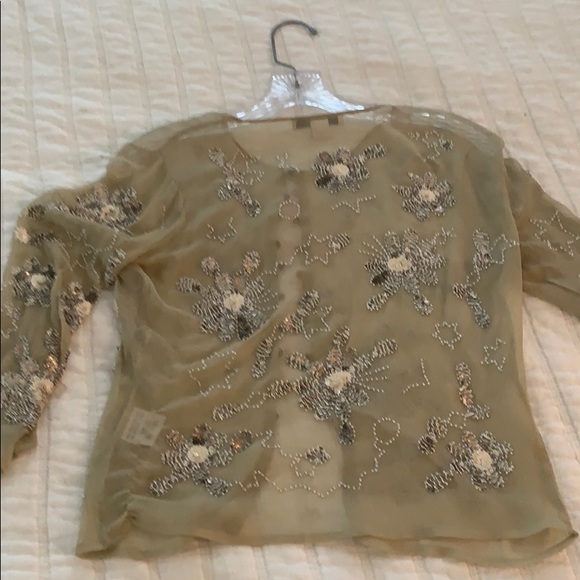 A 100 % silk beaded jacket - Picture 4 of 4